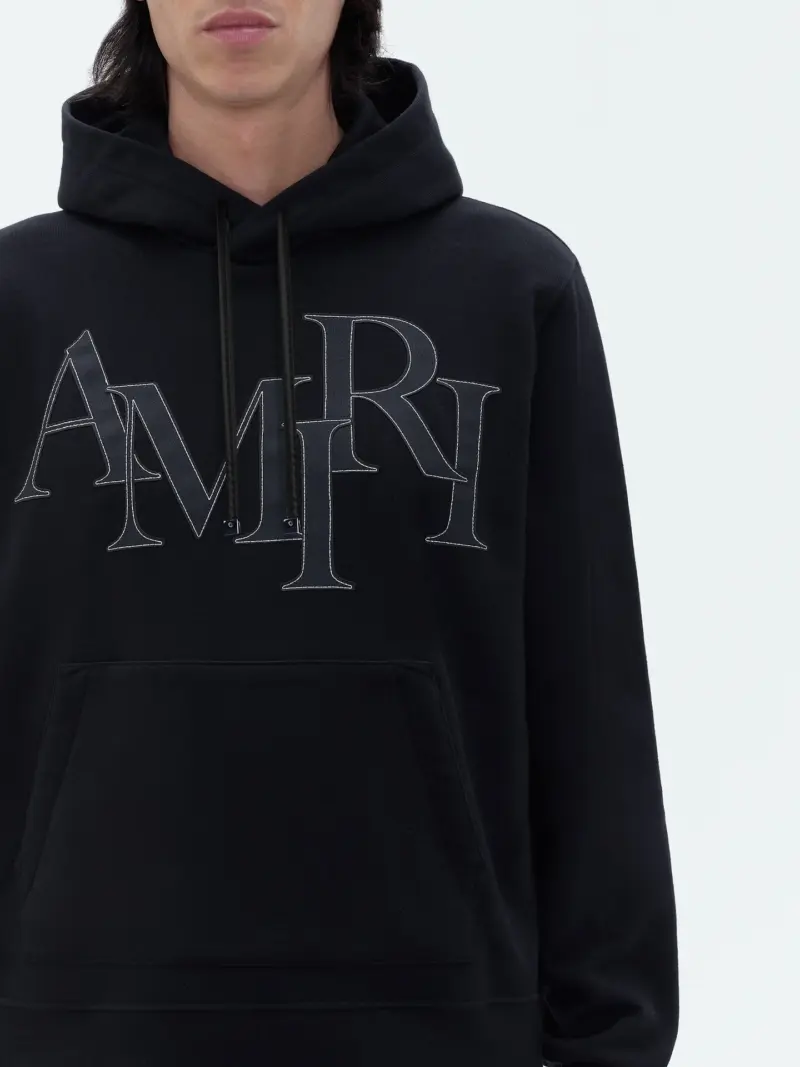 AMIRI STAGGERED LOGO HOODIE - Image 5