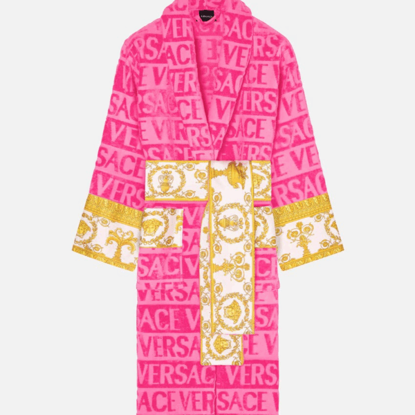 I ♡ Baroque Pink Bathrobe